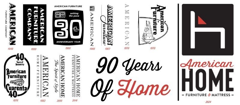 American Home 90 Years Banner